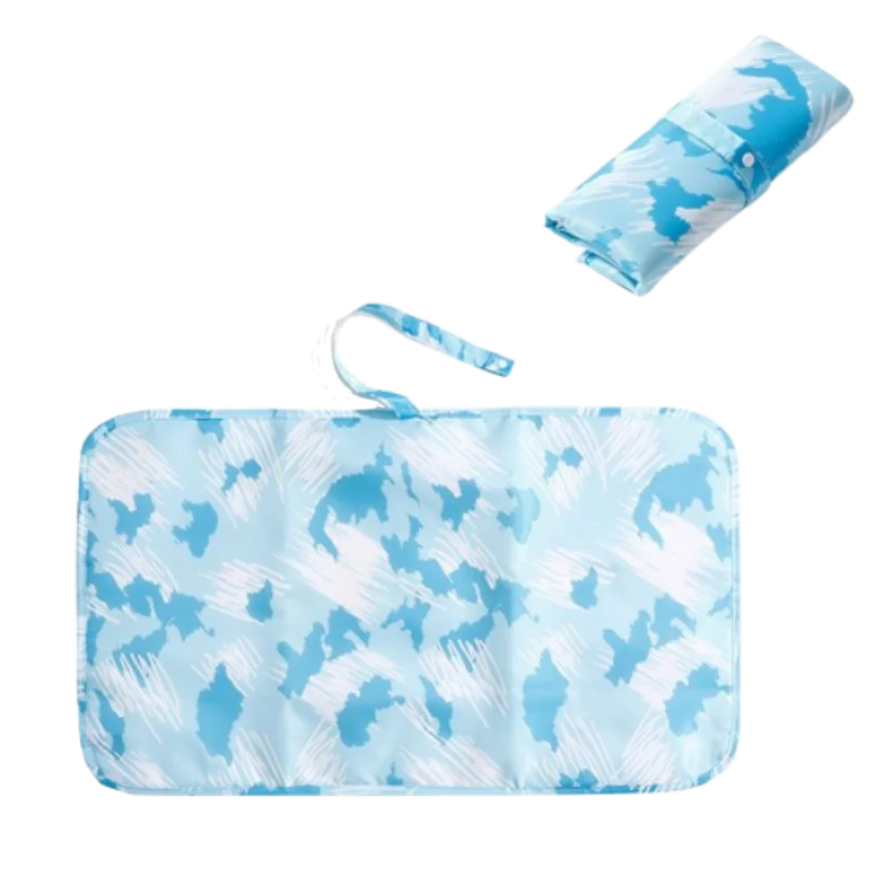 Soft Foldable Baby Changing Mat Portable Waterproof Newborn Diaper Changer Compact Quick Change Diaper Changing Pad Toddler