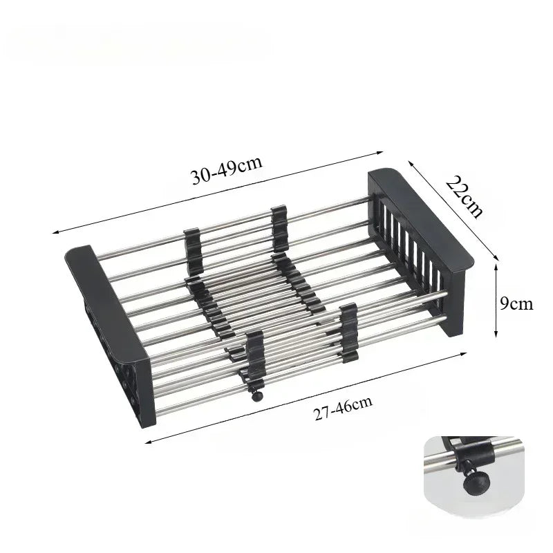 Expandable Pot and Pan Organizers Rack Holder Kitchen Cabinet Pantry Bakeware Organizer Rack with 6 Adjustable Compartments