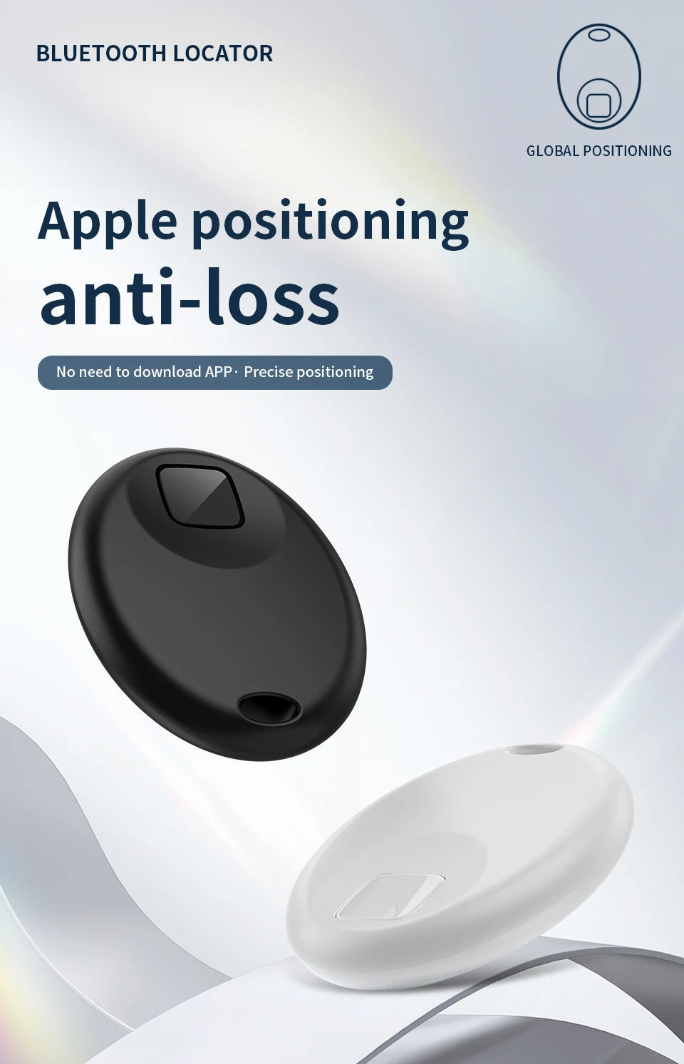 Smart Track Device AirTag Bluetooth GPS Tracker For IOS Find My App Anti-loss Luggage Key Car Pet Kid Finder Locator Positioner