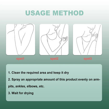 Body Odor Removeral Spray Anti Sweat Remove Smell Underarm Odor Moisturizing Serum Refreshing Soft Skin Perfume Deodorant Spray