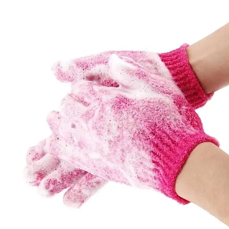 Bath Gloves Foam Mesh Massage Bath Gloves Scrub Bath Bath Accessories Exfoliator Mud Rub Back Bath Gloves