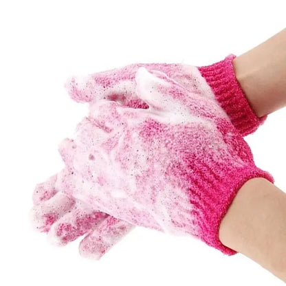 Bath Gloves Foam Mesh Massage Bath Gloves Scrub Bath Bath Accessories Exfoliator Mud Rub Back Bath Gloves