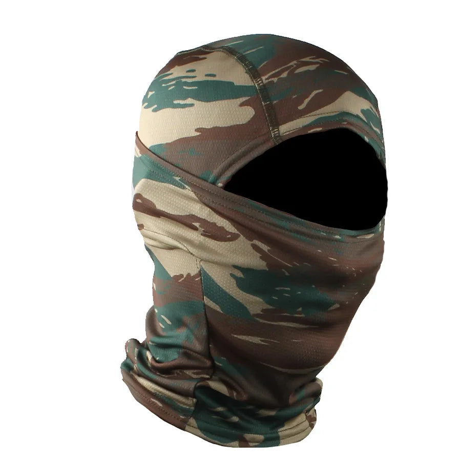 Tactical Balaclava Men Cycling Motorcycle Bike Full Face Mask Bandana Army Hunting Hiking Neck Scarf Multicam Men Cap