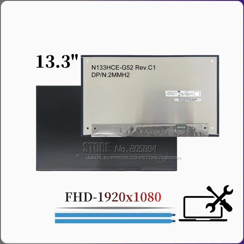 13.3-inch laptop screen For Dell Latitude 7300 7310 7320 7330 7340 7350 7370 7380 7390  Non-touch screen