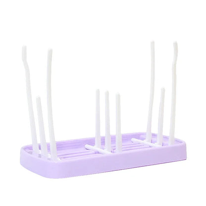 Bottle Dry Rack Baby Bottle Drain Drying Racks Blue Pink Baby Bottle Cleaning Dryer Drainer Storage Drying Rack