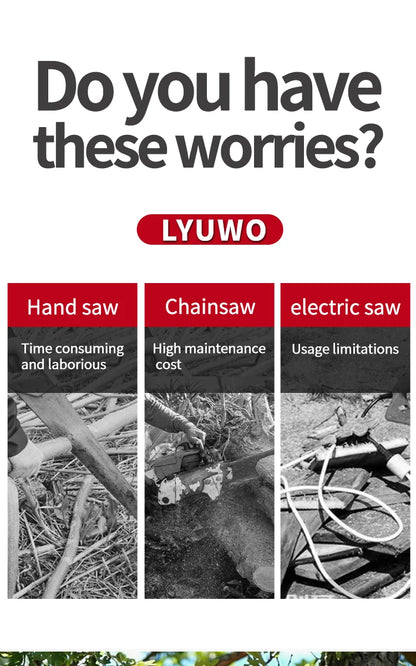 20V Rechargeable Reciprocating Saw Adjustable Speed Electric Saw Blade Saw Portable Wood Metal Cutting Chain Saw