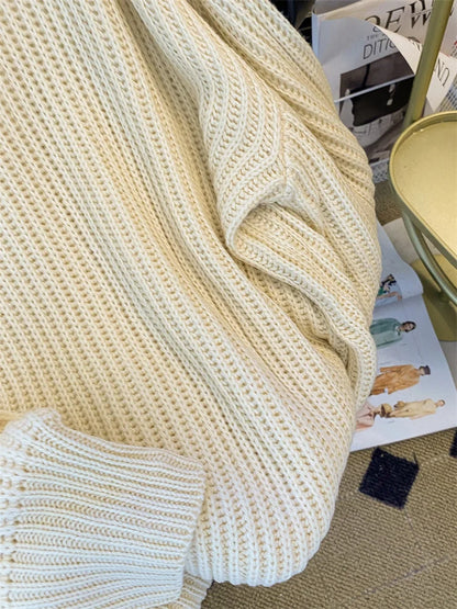 Syiwidii Oversized Sweaters for Women Knit Pullover Spring Autumn Winter Long Sleeve Causal Fashion Elegant Ladies Loose Jumpers