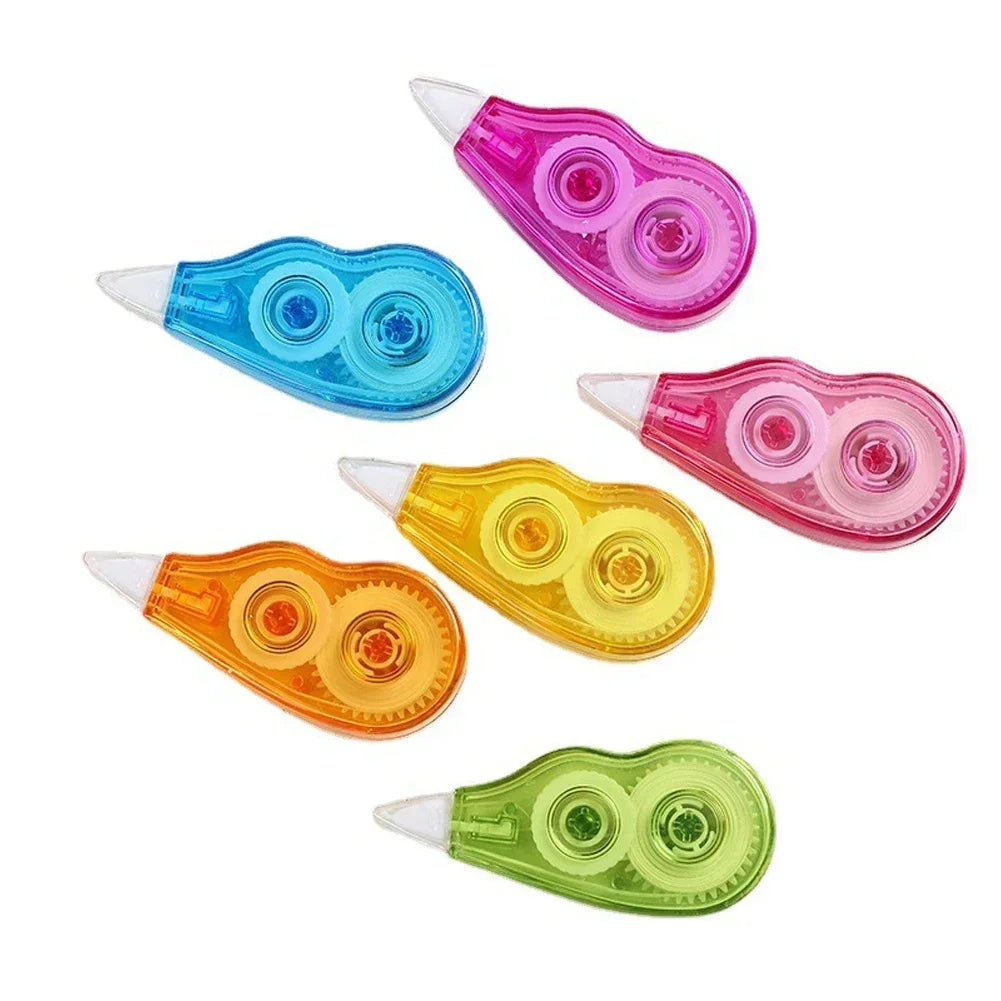 Mini White Correction Tape Multi-style Large Capacity Student Kawaii Error Correction Erasers Student School Stationery Supplies
