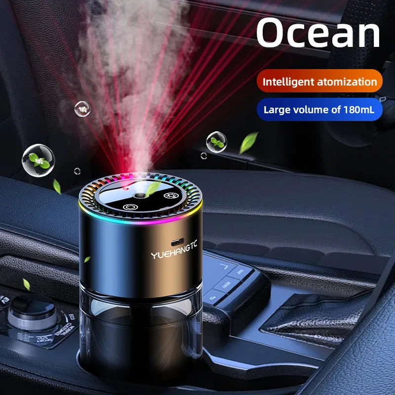 Spray Aroma Car Decorations Accessories With Aromatherapy High-End Car Air Freshener Electronic Car Fragrance Auto Deodorization