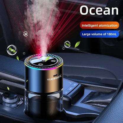 Spray Aroma Car Decorations Accessories With Aromatherapy High-End Car Air Freshener Electronic Car Fragrance Auto Deodorization