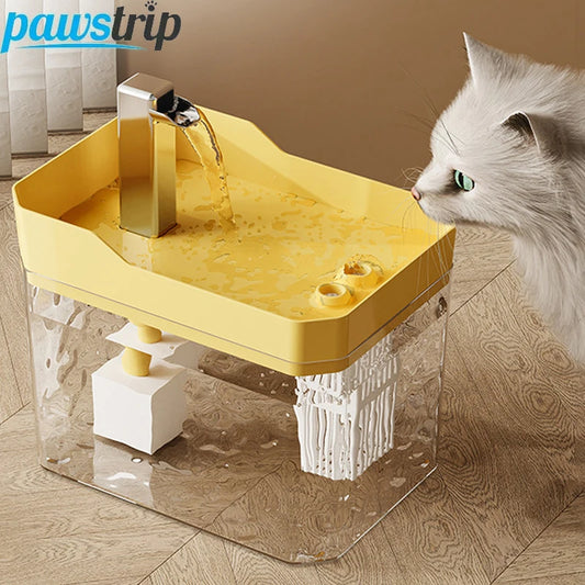 Automatic Cat Water Fountain 1500ml USB Mute Pet Drinking Dispenser Pet Drinker for Cats Kitten Water Dispenser Cat Accessories