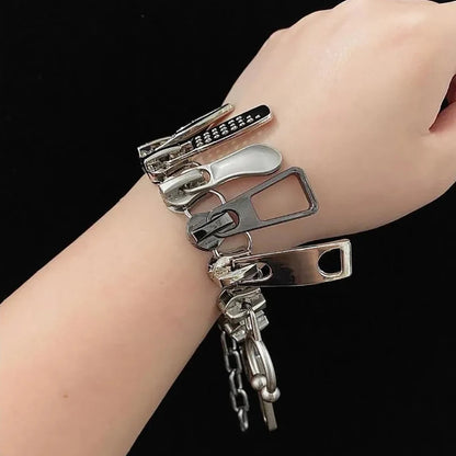 Stylish Zipper Necklaces Punk Men's And Women's Jewelry Accessories Unisex Jewelry Accessories Party Neck Accessories