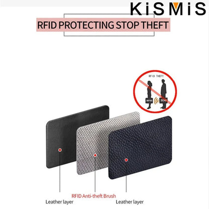 RFID Blocking Aluminum Card Case - Credit Card Protector, Business Card Holder, Metal ID Organizer Wallet, 6 Slots for Women,Men