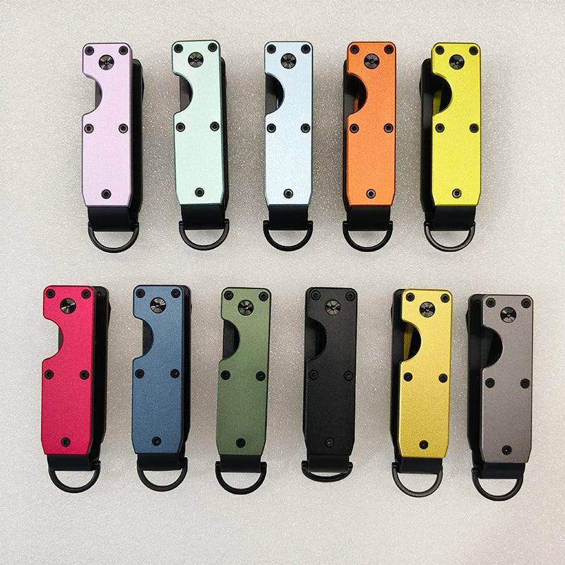 Key Organizer Compact Key Holder Metal Key Chain Minimalist key case key holder for keychain Secures 1-5 Keys
