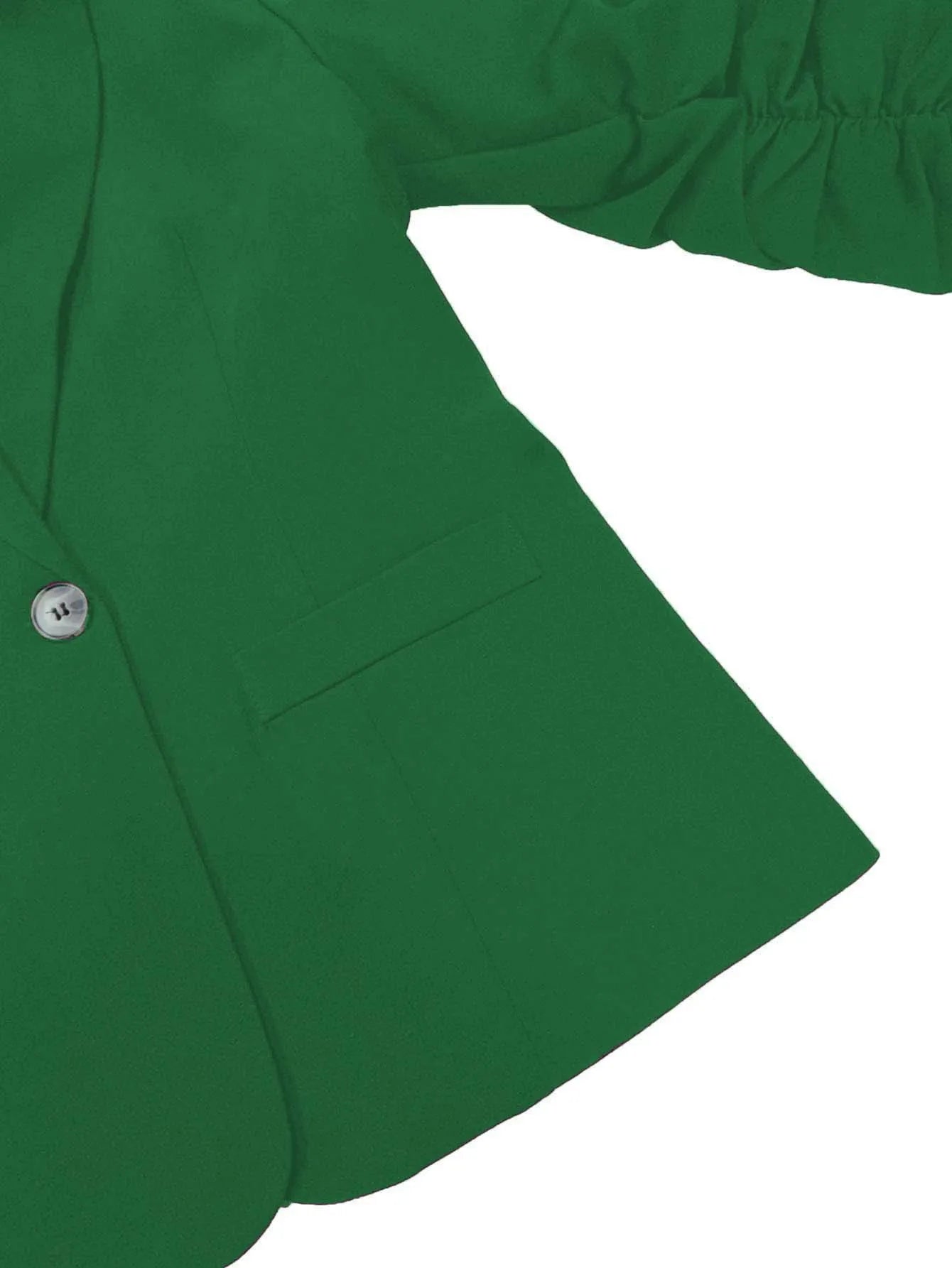 New Office Lady Suits Jacket Tops Formal Women's Seven Quarter Sleeved Suit Coats Casual Black Workwear Blazer Femme Clothing