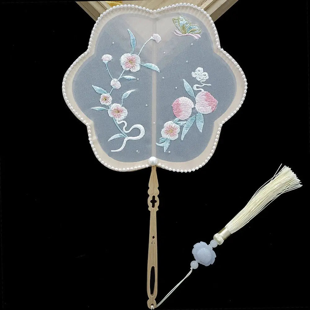 Style Hanfu Accessories Dancing Fan DIY Craftsmanship Decorative Fans Home Decoration Hand Fan Group Fan Photography Prop