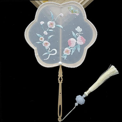 Style Hanfu Accessories Dancing Fan DIY Craftsmanship Decorative Fans Home Decoration Hand Fan Group Fan Photography Prop