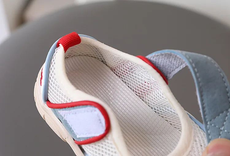 Kids mesh sneaker Anti-slip Sandal Toddler Boy Sports Shoe Girl Children Breathable Beach Sandal Soft Bottom sports casual Shoes