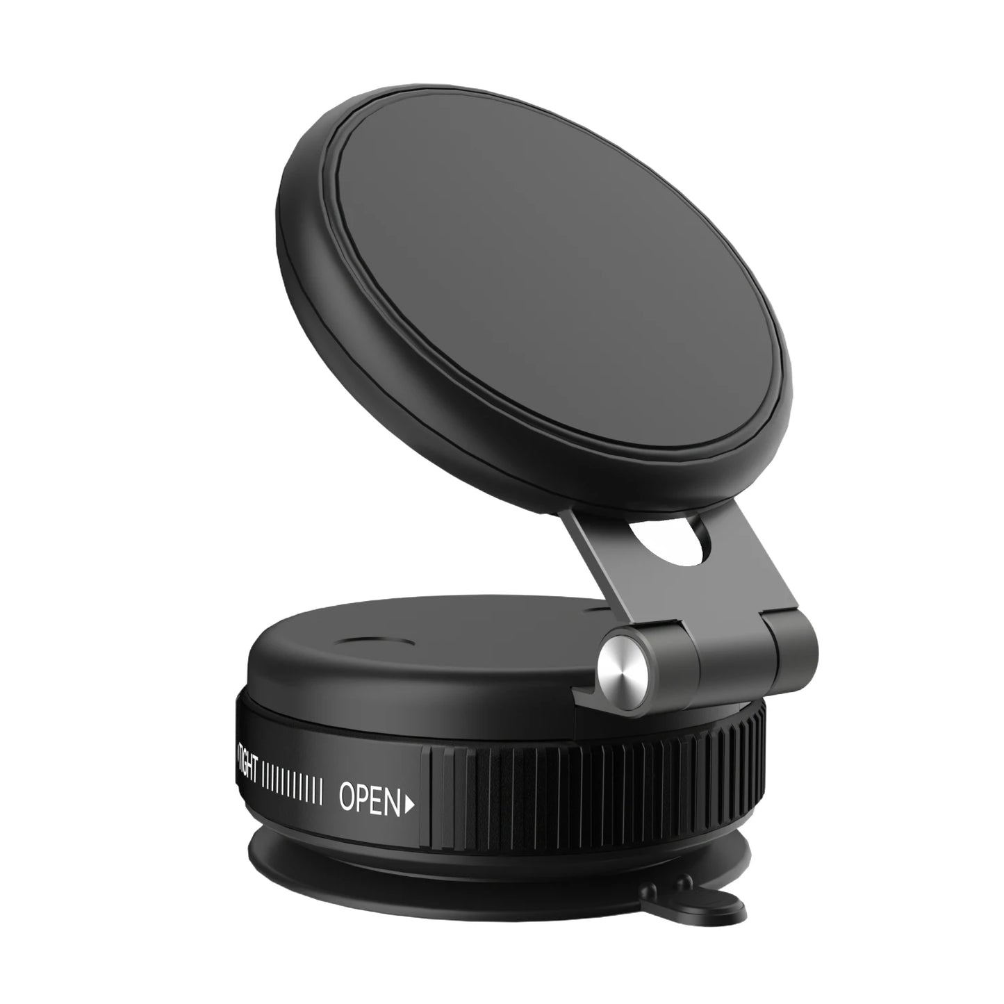 Foldable Magnetic Vacuum Phone Holder, Car Phone Holder Mount, Dashboard Magnetic Phone Holder, for Car, Mirror, Gym, Kitchen