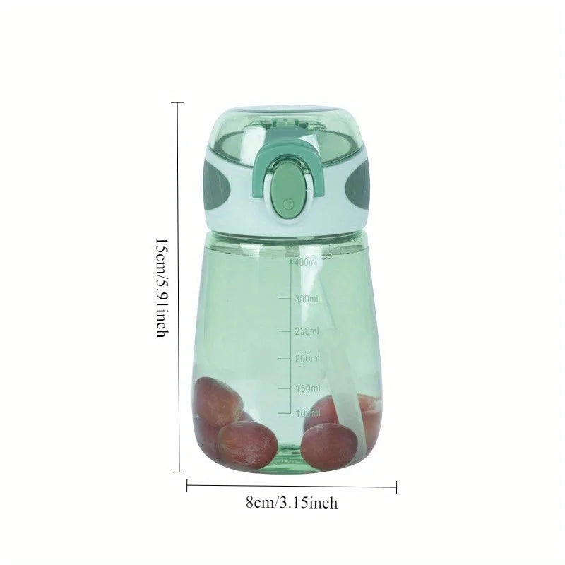 Leak-Proof Portable Water Bottle - Cute, Compact Design for Men & Women, PVC-Free Plastic, Ideal for Outdoor Activities & Travel