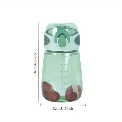 Leak-Proof Portable Water Bottle - Cute, Compact Design for Men & Women, PVC-Free Plastic, Ideal for Outdoor Activities & Travel