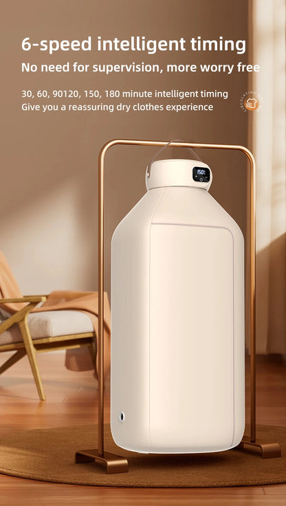 Portable Electric Clothes Dryer Multifunctional Dryer Machine Foldable Clothes Dryer with Timer Mini Clothes Dryer For Travel