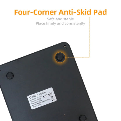 Espresso Scale With Timer Digital Usb 3kg Electronic With Pad High Precision Portable Barista Tools Home Coffee Accessories