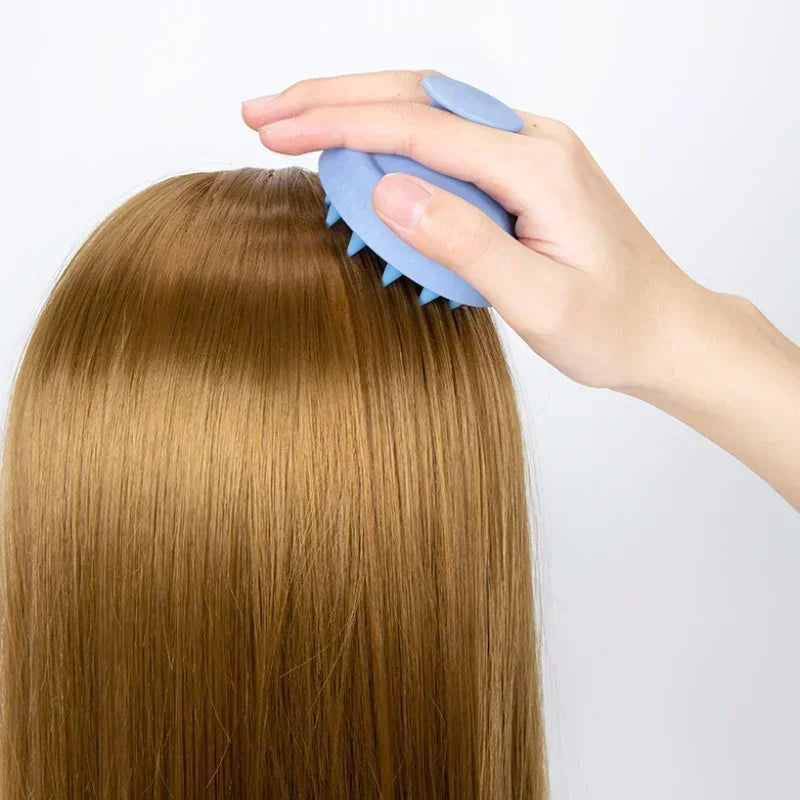 Head Cleansing and Massage Wet and Dry Scalp Massage Brush Soft Massage Cushioned Airbag Non-invasive Scalp Deep Conditioning