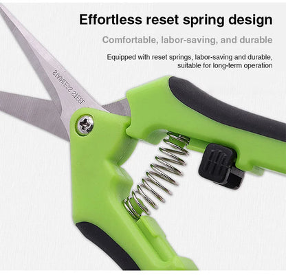 1 Set, Garden Scissors, Garden Pruning Shears, Non-slip Labor-saving Flower Branch Branch Shears, Fruit And Vegetable Shears, Fr