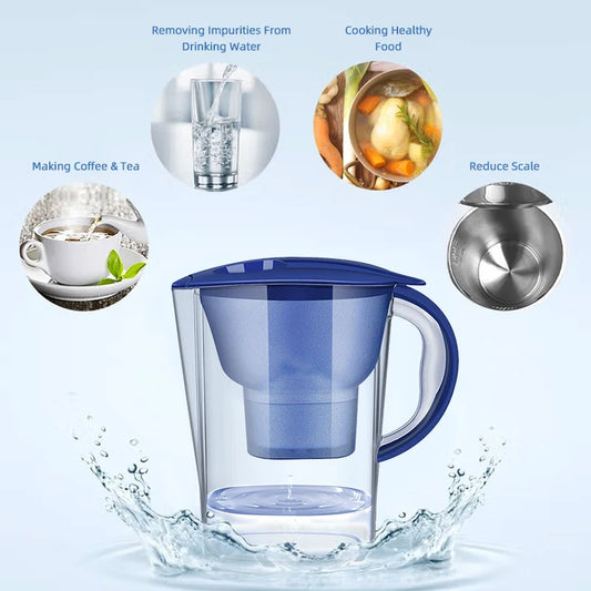 Water Purifier, Household Kitchen Activated Carbon Water Filter, Portable Water Purifier, Tap Water Filter, Kitchen Tool, Water