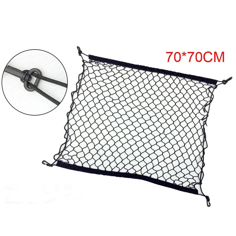 70x70 Auto for Audi A5 F5 2018 2019 2020 2021 2022 2023 2024 Accessories Car Boot Trunk Cargo Net Elastic Storage Organizer Part