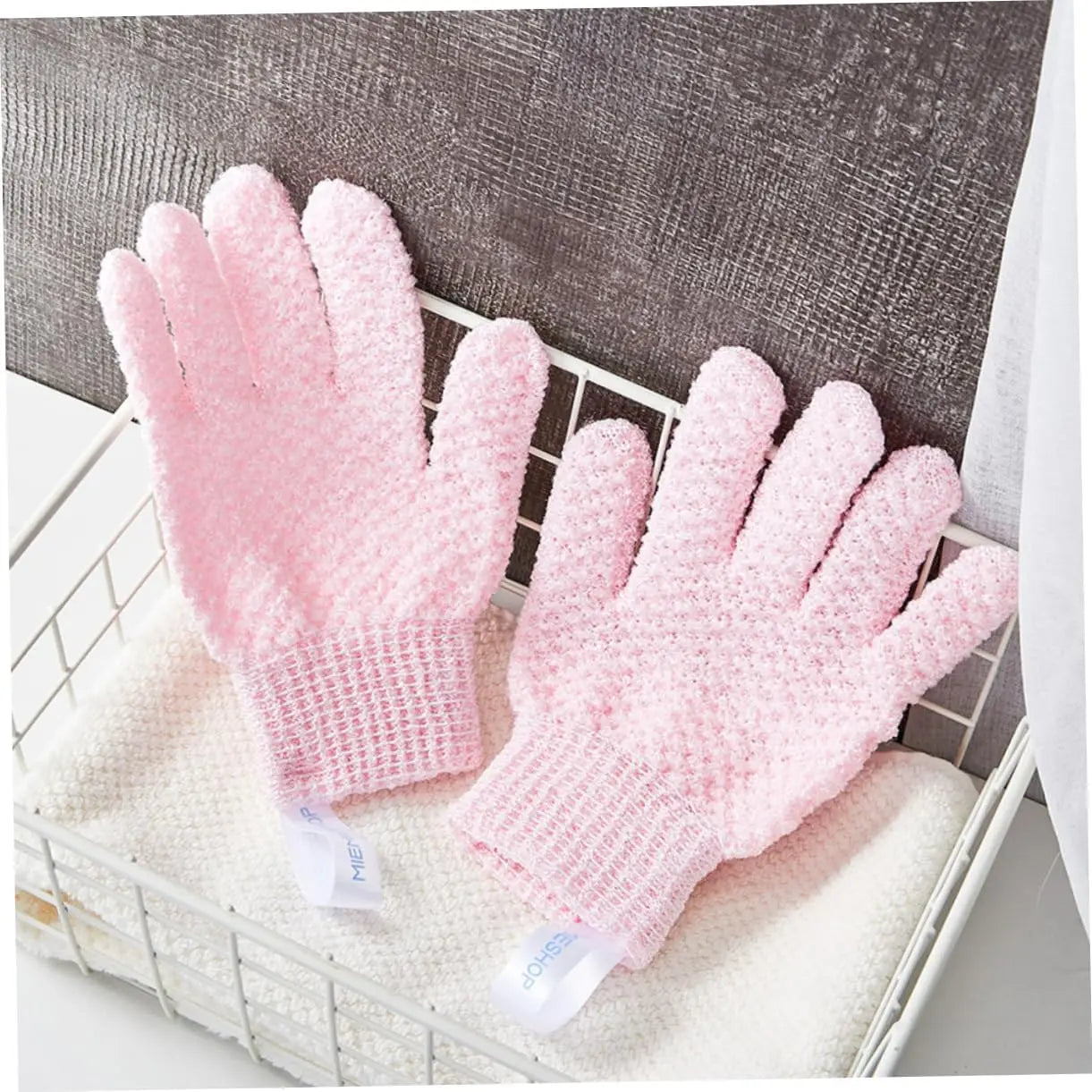 Bath scrub gloves, scrub gloves, body scrub gloves, body wash gloves, exfoliating gloves, facial scrub, facial scrub, bath spong