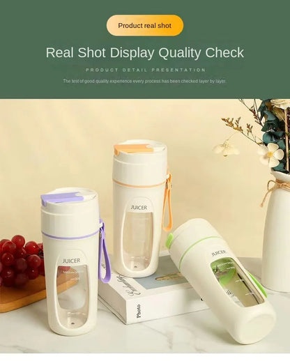 Portable Blender USB Rechargeable Personal Size Blender Juicer Machines Cup For Smoothies And Shakes Mini Fruit Mixer Cup