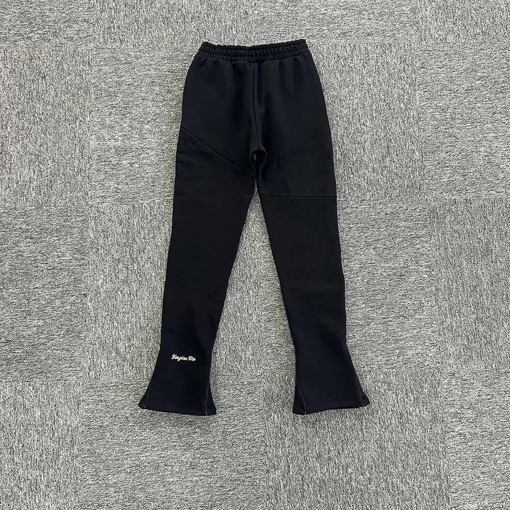 Jogging Streetwear Hoodies Trousers Set Centre Cee Tracksuit Men Clothing Y2k Cotton Sweatshirts Tops Pants Mens Clothes Black