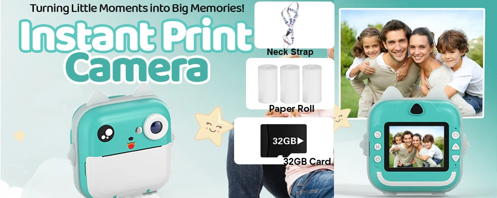 Tablet Kids 2+32GB 7'' Android Tablet Toddler with Case 5G WiFi Bluetooth Dual Camera  Educational Learning Toys Children Gifts