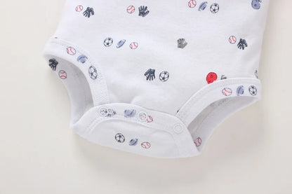 Babys 3pcs/sets Boys Casual Jacket Cotton Coat Girls Bodysuits Sports Trousers Long Pants