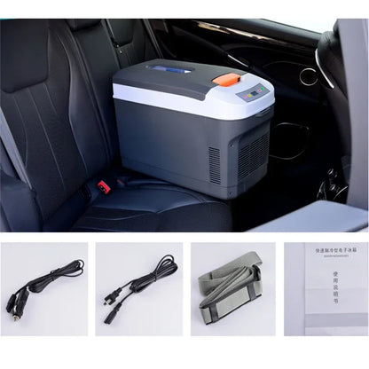 22L Car Refrigerator Protable Mini Fridges Food Cooler Icebox Heater Keep Warm Fresh for Home Pinic Camping Refrigerator