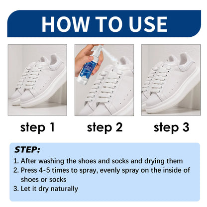 Home Shoe Cabinet Cleaning Deodorizing Spray Strong Dry Odor Removing