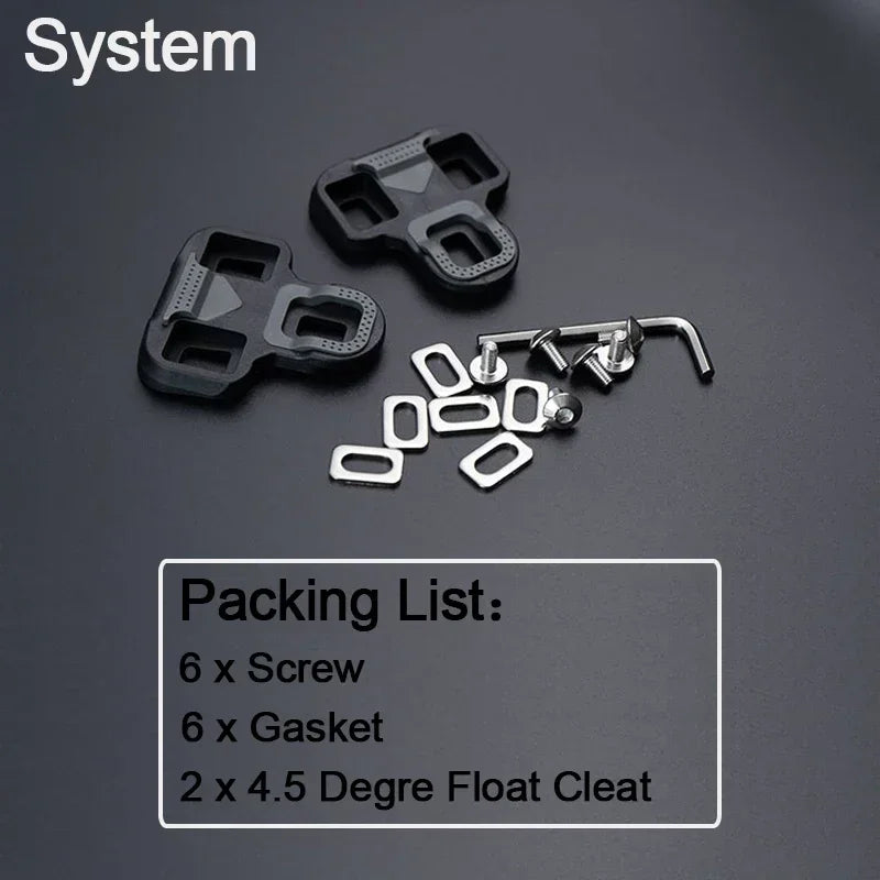 BUCKLOS Bike Pedal Cleat Fit Shimano SPD Bike Pedal Cleat for LOOK KEO/SPD-SL/LOOK Delta/SPD MTB Road Bicycle Cycle Shoes Cleats