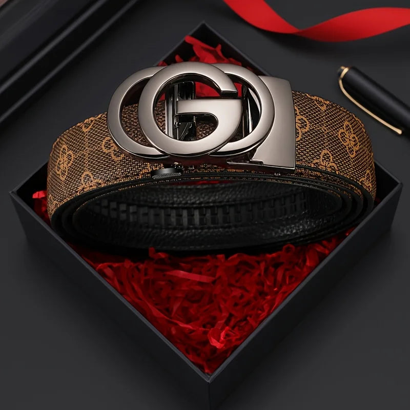 Youth Belt Brand Belt Men's Belt High Quality Men's Luxury Belt Men's Belt Male Buckle Metal Automatic Buckle