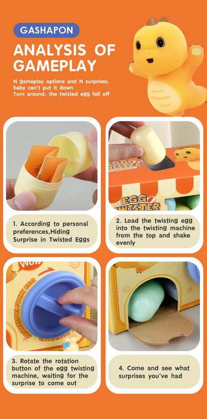 Children's Fun Egg Twisting Machine Blind Box Baby Scratching Machine Toys