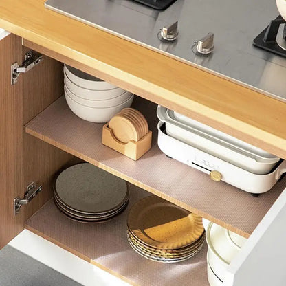 Cabinet Liners Transparent Shelf Liner Multi-Use Strong Grip Shelf Liner For Organization For Drawers Desk Drawers Bedroom