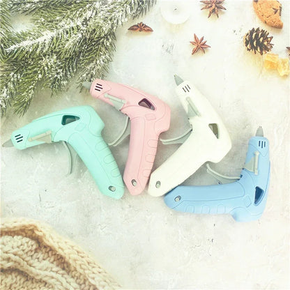 Cordless Hot Melt Glue Gun, USB Powered, 30 Sticks, for DIY, Arts and Crafts Projects, Sealing, 20W