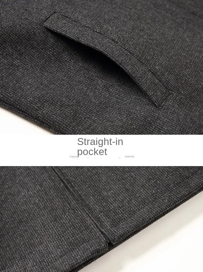 High Quality New Brand Casual Fashion Lapel Autumn Winter Mens Coat 2025 Men Clothing Fashion Jacket Solid Classic Windbreaker