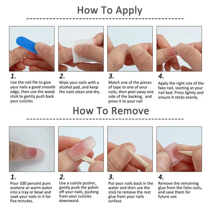 10Pcs Almond Pink Handmade Nails Set Press on Nails Long Ballet Fake Nail Simple Wearable Full Cover Nail Tips Press on Nails