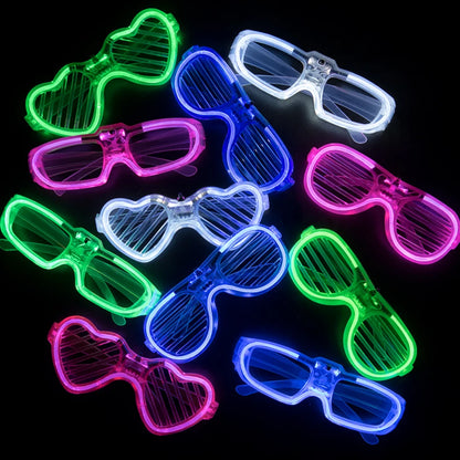 1 Pc Party Glow in the Dark Glasses Light Up LED Glasses Neon Party Favors Sunglasses Party Decor Party Supplies