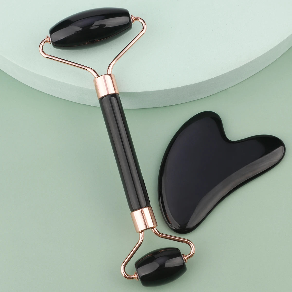 Roller & Gua Sha, Face Roller, Facial Roller Skin Care Tools Massager Resin Facial Massage For Face, Eyes, Neck, Body