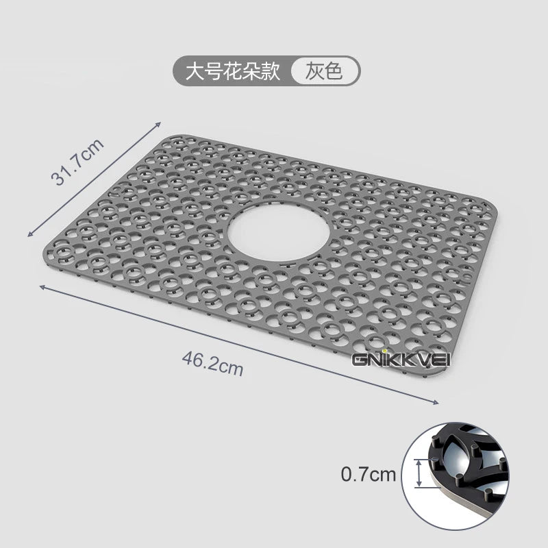 Sink Protectors for Kitchen Sink, Kitchen Sink Mats Silicone Sink Protector, Sink Mat Grid for Kitchen Bottom of Farmhouse