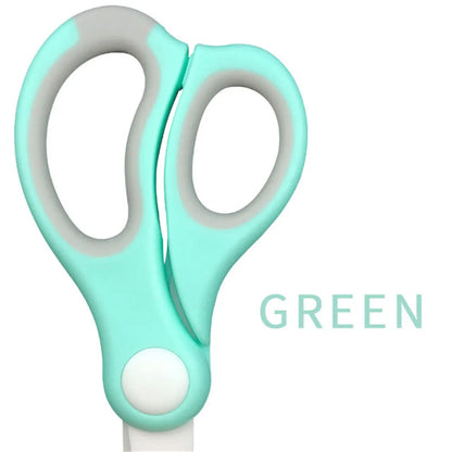 Ceramic Scissors Portable Baby Food Mills Infant Feeding Aid Scissors with Cutting Box Baby Supplies for Health Baby Tableware