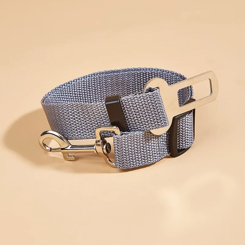 Adjustable Pet Cat Dog Car Seat Belt Pet Seat Vehicle Dog Harness Lead Clip Safety Lever Traction Dog Collars Accessoires